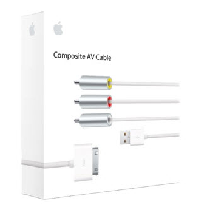 Apple MC748ZM/A câble video composite Blanc